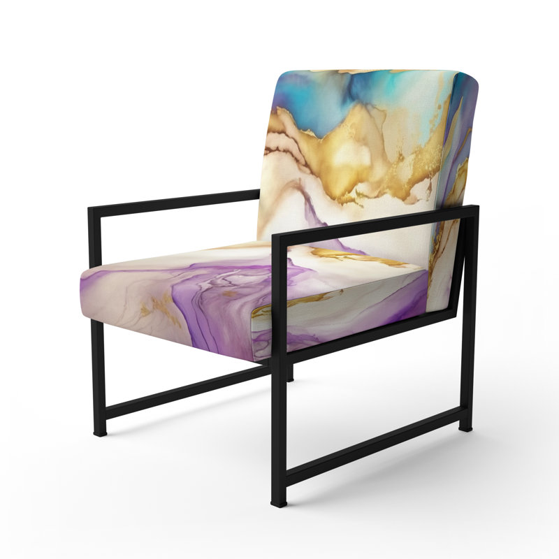 Fauteuil d'appoint Darende, Noir, noir, noir, noir