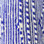 Coussin Hanbel en bleu marine / blanc