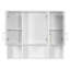 Armoire à pharmacie murale 35 po 2 en 1 avec tablettes réglables et portes à fermeture douce, miroir haute définition avec rangement pour meuble-lavabo de salle de bain-1729742925