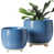 Glaçure réactive bleue
