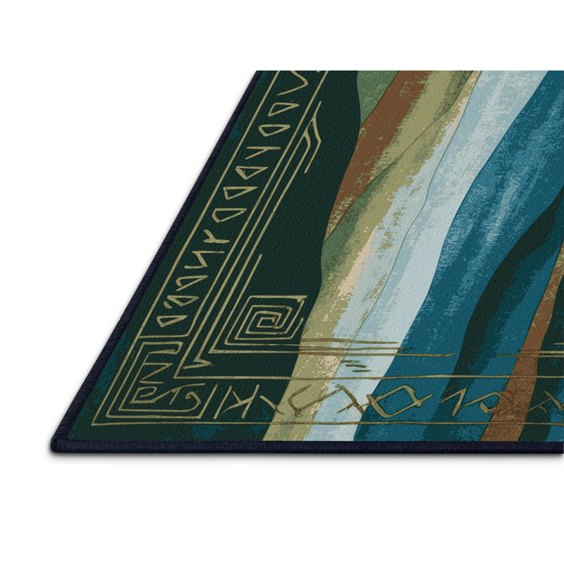 Tranquil Maze Rug, Rectangle 5' x 8'