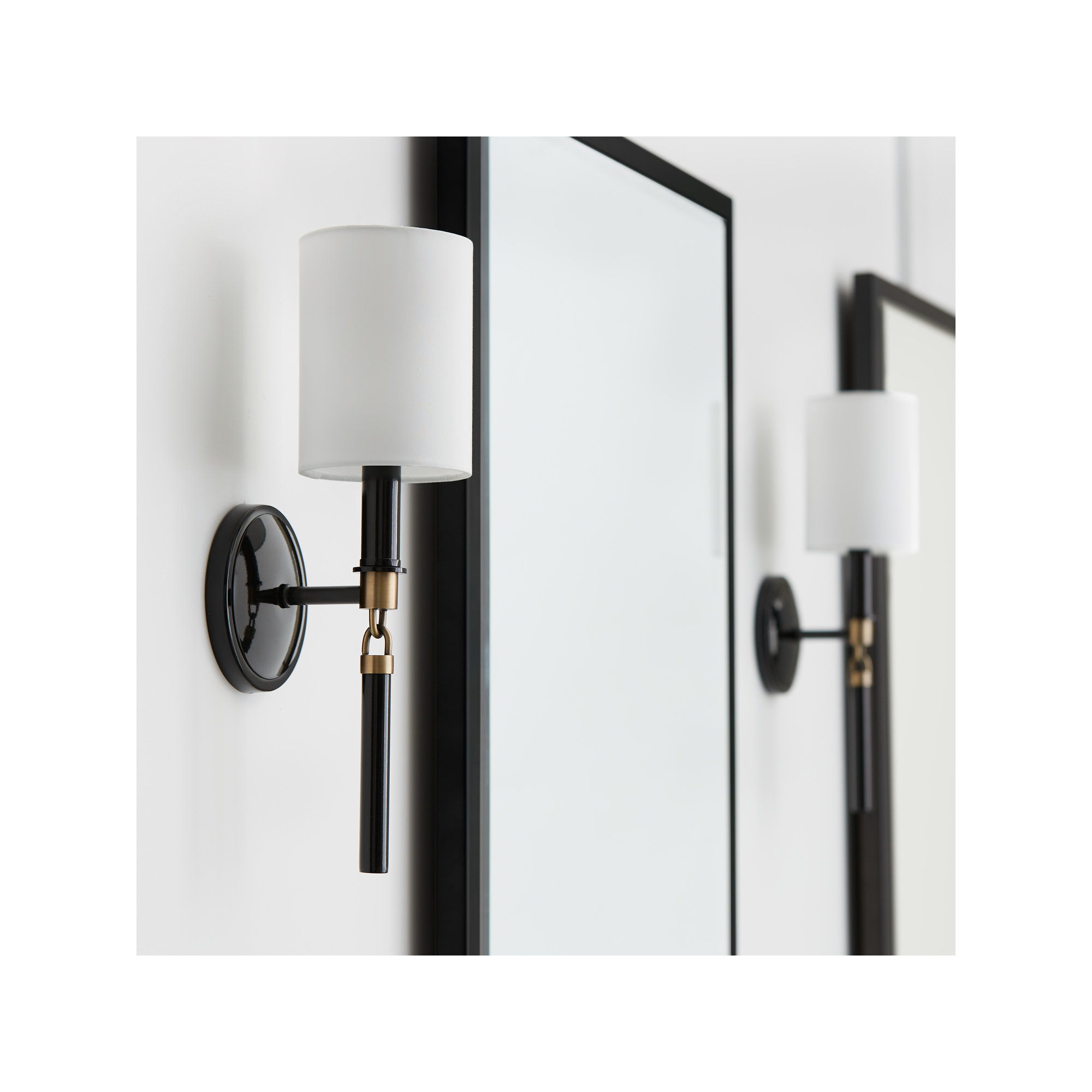 Single Light Steel Dimmable Wallchiere