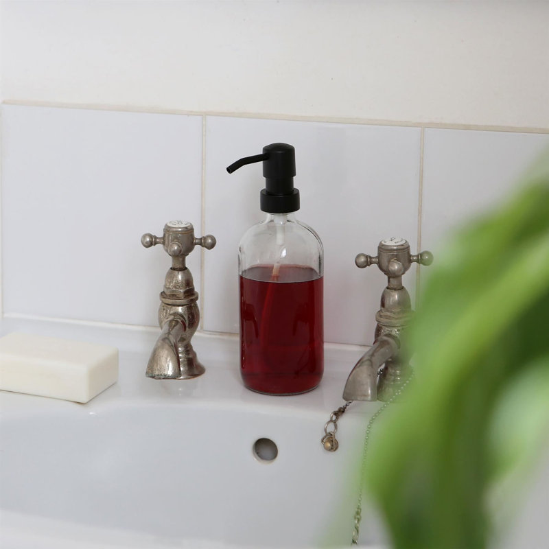 Bathroom Accessory, Clear/Black