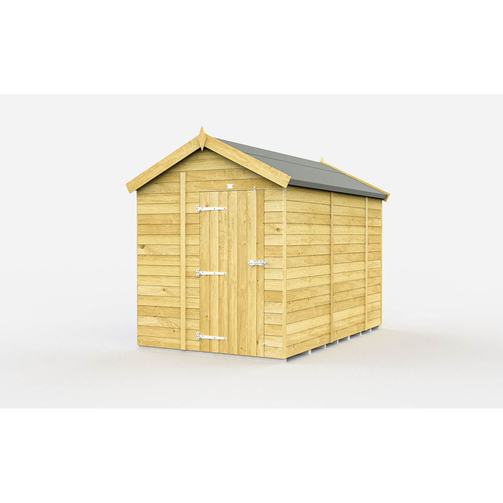 7ft x 9ft Apex Shed - Single Door without Windows