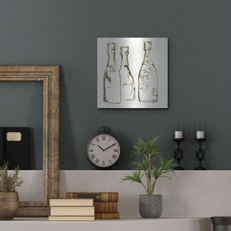 «Champagne Is Grand IV» par Chris Paschke, H 12 po x l 12 po