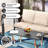 4-Piece Sofa Set with Thick Padded Zippered Cushions, Beige-960246309
