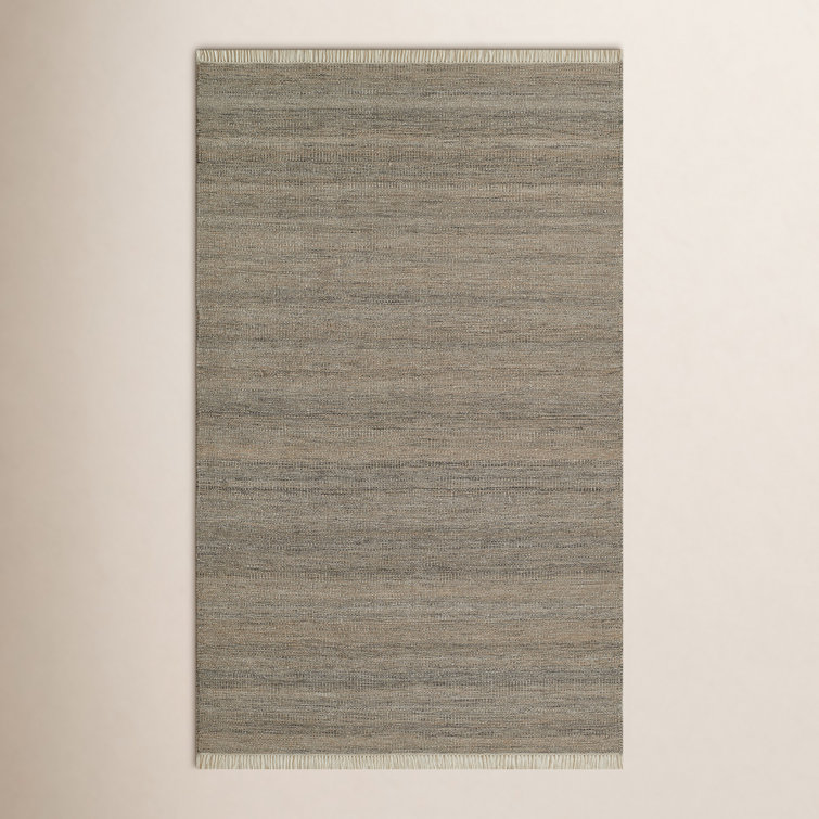 Cassandra Handmadewoven Area Rug in Gray