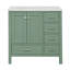 Ensemble de meuble-lavabo simple 36 po Claudett-668345571-668339373
