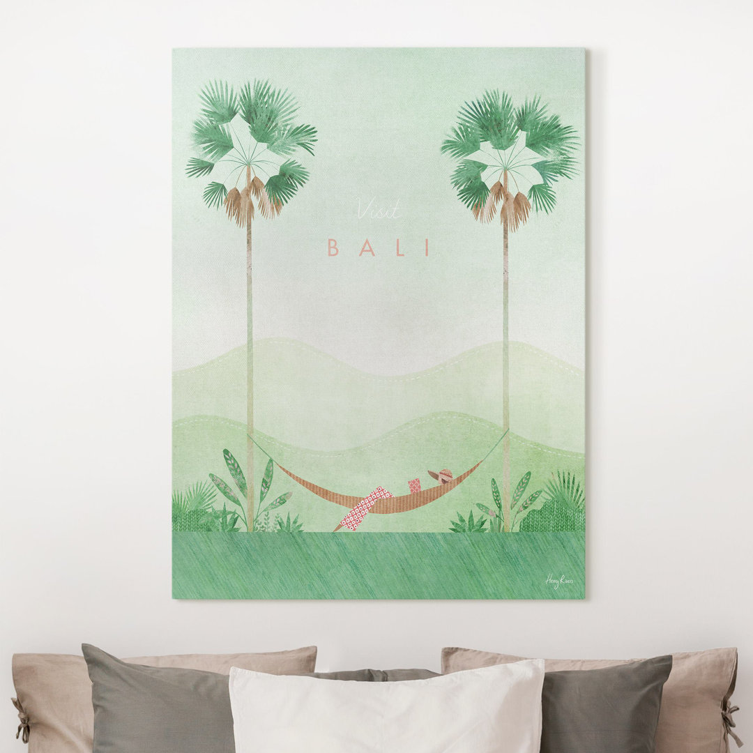 Leinwandbild Reiseposter - Bali