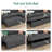 Anureet L-Shaped Sectional Modular Sofa Bed With Storage Seat-112387173