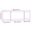 Vidaxl Magnetic Whiteboard Foldable 200X50x1.7 Cm Aluminium