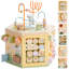 Cube d'activité en bois, centre d'activités d'apprentissage, jouets éducatifs en bois pour tout-petits