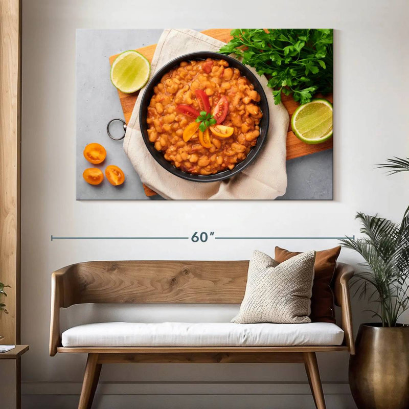 Egyptian Fava Beans, 34" H x 51" W