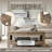 Weddel Transitional 39.4" W Rectangular Coffee Table With Open Shelf