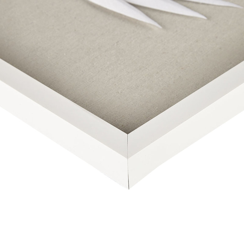 3 feuilles de papier de riz encadrées à la main