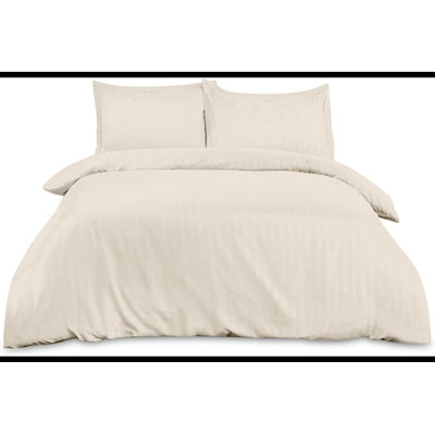 Cotton Solid Colour Duvet Cover with Pillowcases
