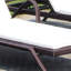 Chaise longue de plage d'extérieur inclinable
