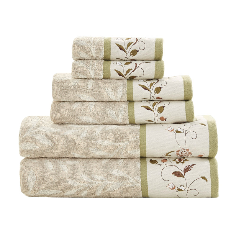 100% Cotton Midweight Jacquard Mulit-Size Set, Green