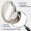 Tree Whispers Of Grey And Gold - Traditional Oval Wall Mirror-1074678962
