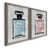 Toile avec cadre gris