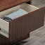 Tremolo Modern 2-Drawer Nightstand with Push-Open Fluted Fronts & Deep Bedside Storage for Bedroom-1586540238