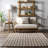 Jeni SuperiorWash Solid Faux Rabbit Machine Washable Area Rug-1514695748