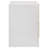 White High Gloss 2-drawer Nightstand