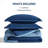 3 Pieces Full/Queen Comforter Set,Blue-131298240-131298242