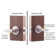 Erin Privacy Push Button Door Lever