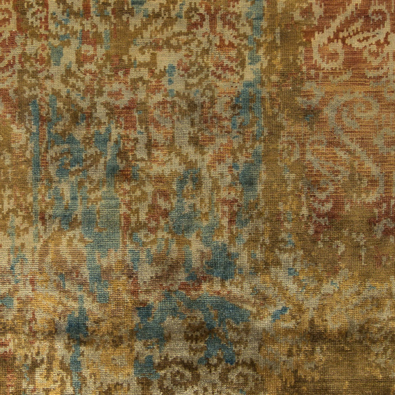 Dib Wool Floral Indoor Rug, Runner 2'6" x 8'
