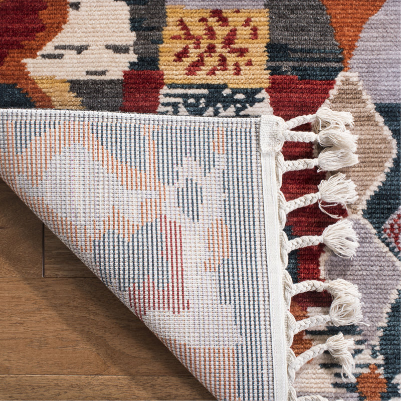 Boothby Performance Abstract Rug, Rectangle 4' x 5'4"