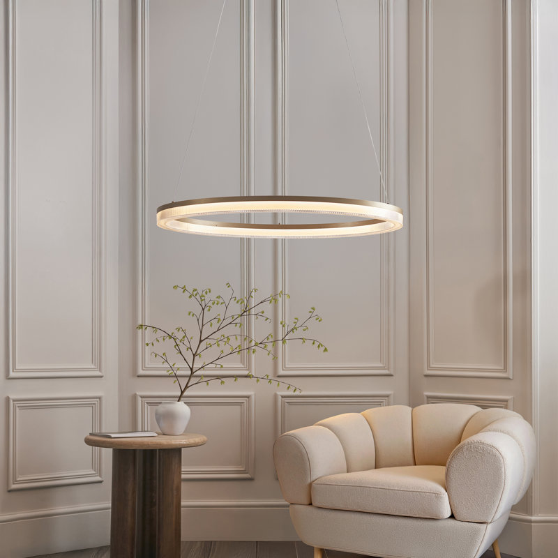 Lansoma LED Hoop Pendant Light