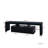 Modern Black TV Stand, 20 Colors LED TV Stand W/Remote Control Lights-1234429626