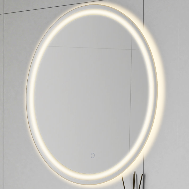 Miroir mural Letosha, 27 po x 27 po