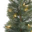 Sapin de Noël artificiel vert 4 'avec 70 lumières claires
