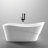 67" x 31.5" Freestanding Soaking Acrylic Bathtub
