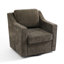 Fauteuil pivotant rembourré à dossier large et large Bronnen-114161878