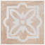 Angela Harris Mediterra Kasma Terra Crema Decor 8X8 Matte Porcelain Tile
