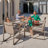 Takeia 7-Piece Rectangular Metal Dining Set