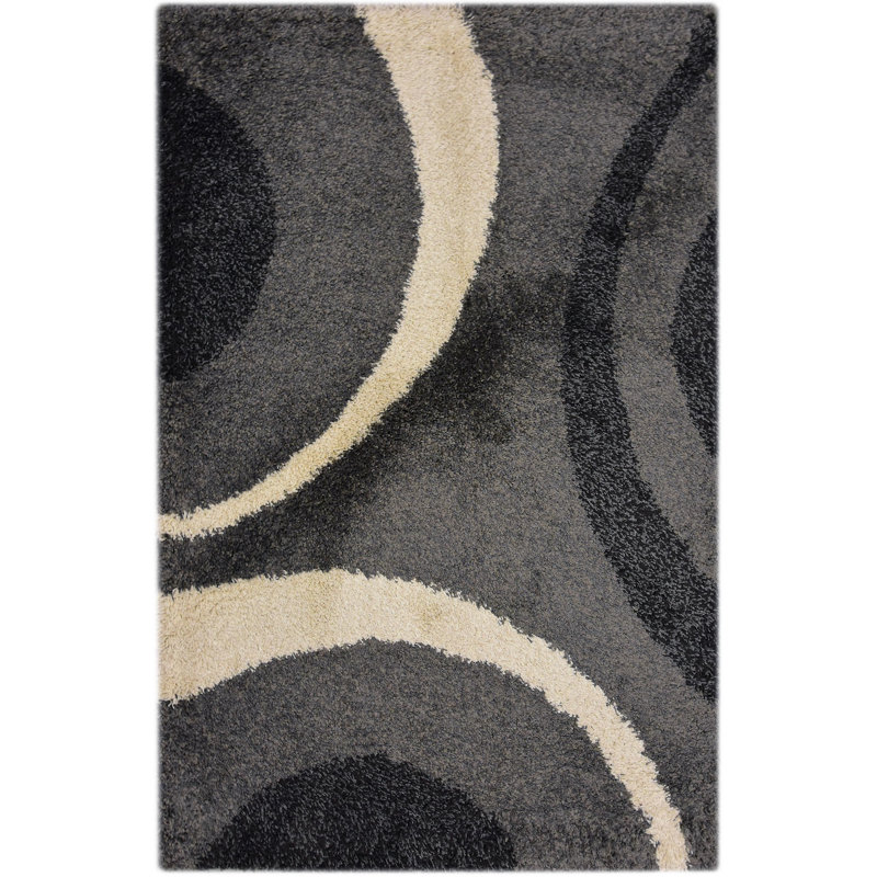 Shaggy Abstract 140cm X 200cm Area Rug