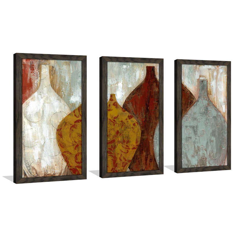 Santillana - Cadre photo 3 pièces, impression multi-pièces, L 40,5 po x H 25,5 po x P 1 po