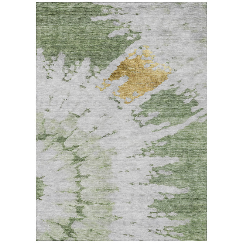 Tapis intérieur / extérieur Melania avec envers antidérapant, Rectangulaire 3 pi x 5 pi