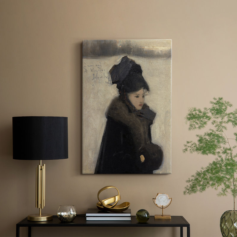 Impression de portrait rétro XLI - galerie Cavas, H 18 po x l 12 po