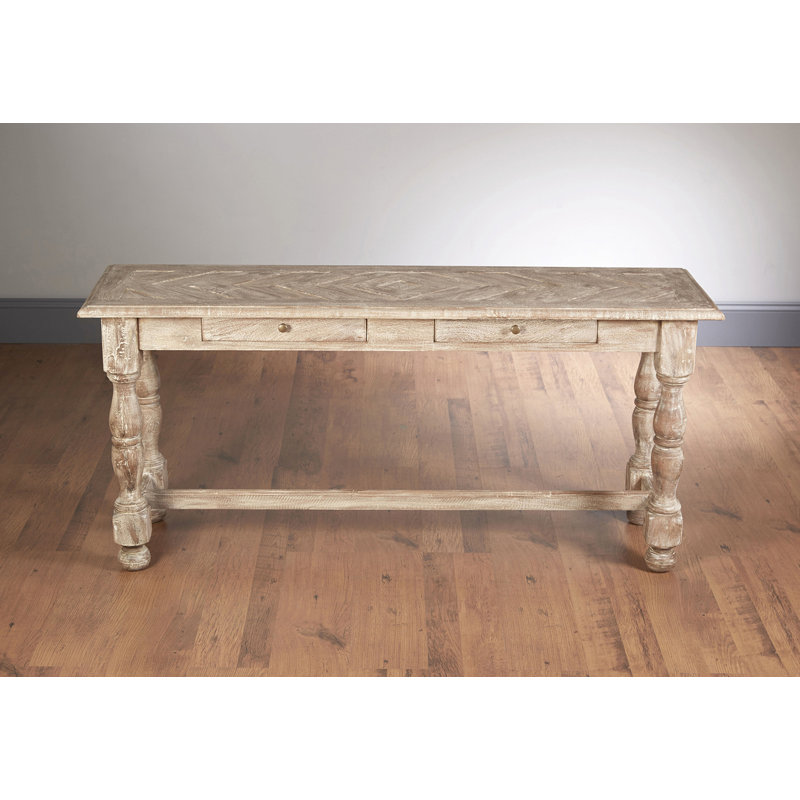 60" Console Table, Weathered Sand