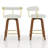 Faux Leather Swivel Bar Stools (Set Of 2)-1271729984