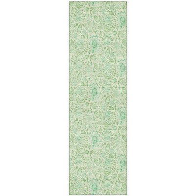 Premium Machine Washable Chandra Sage Rug