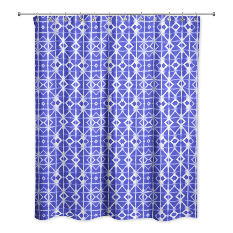 Rideau de douche simple Alondria, Mauve