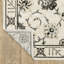 Tapis gris / ivoire Arata-673435971