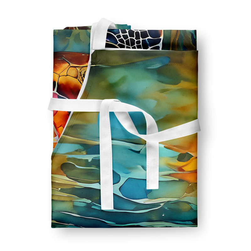 No Pattern Bib Apron