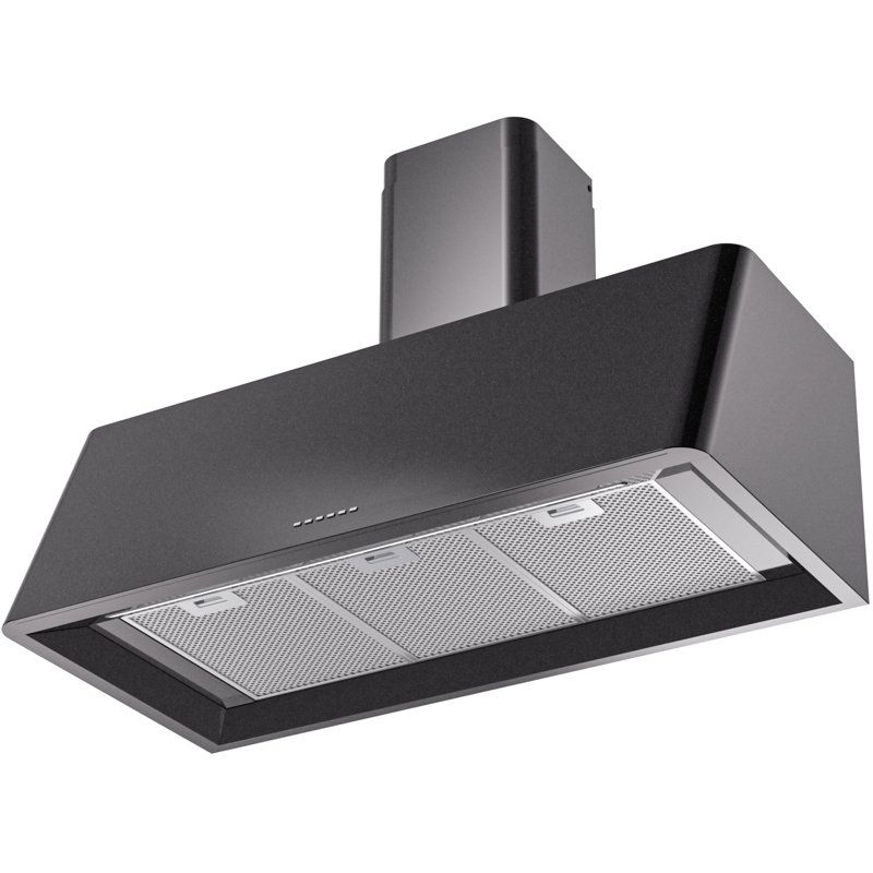 ILVE Nostalgie II 30 in Range Hood, Glossy Black, 30"
